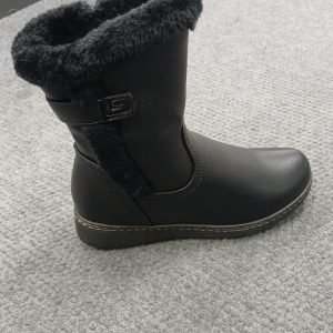 Cozy Buckle Fur-Lined Boot
