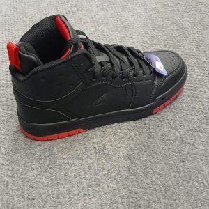 Black Red High-Top Sneaker