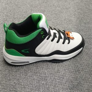 Green Accent High-Top Sneaker